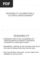 Metrology Seminar On Flatness Testing and Readability