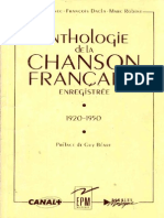 Anthologie de La Chanson Francaise