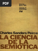 Peirce, Charles Sanders - La ciencia de La semiótica
