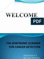 The Spintronic Scanner For Cancer Detection