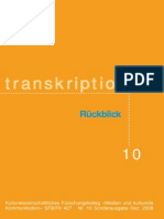 Transkriptionen Nr-10 Sonderausgabe