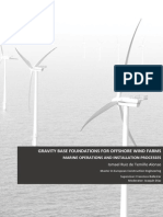 Gravity Based Foundations For Offshore Wind Farms