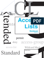 Access Lists Workbook Student Edition v1 5 1