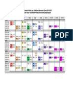 Draf II Jadwal Kuliah Dan Praktikum Semester Gasal 2010/2011 Program Studi Teknik Informatika Universitas Diponegoro