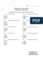 K 2 Verbs in The Future Tense