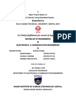 SISTec Major Project Report On Digital Calender With Embedded System