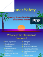 Summer Safety: Covering Some of The Hazards of The Summer Months