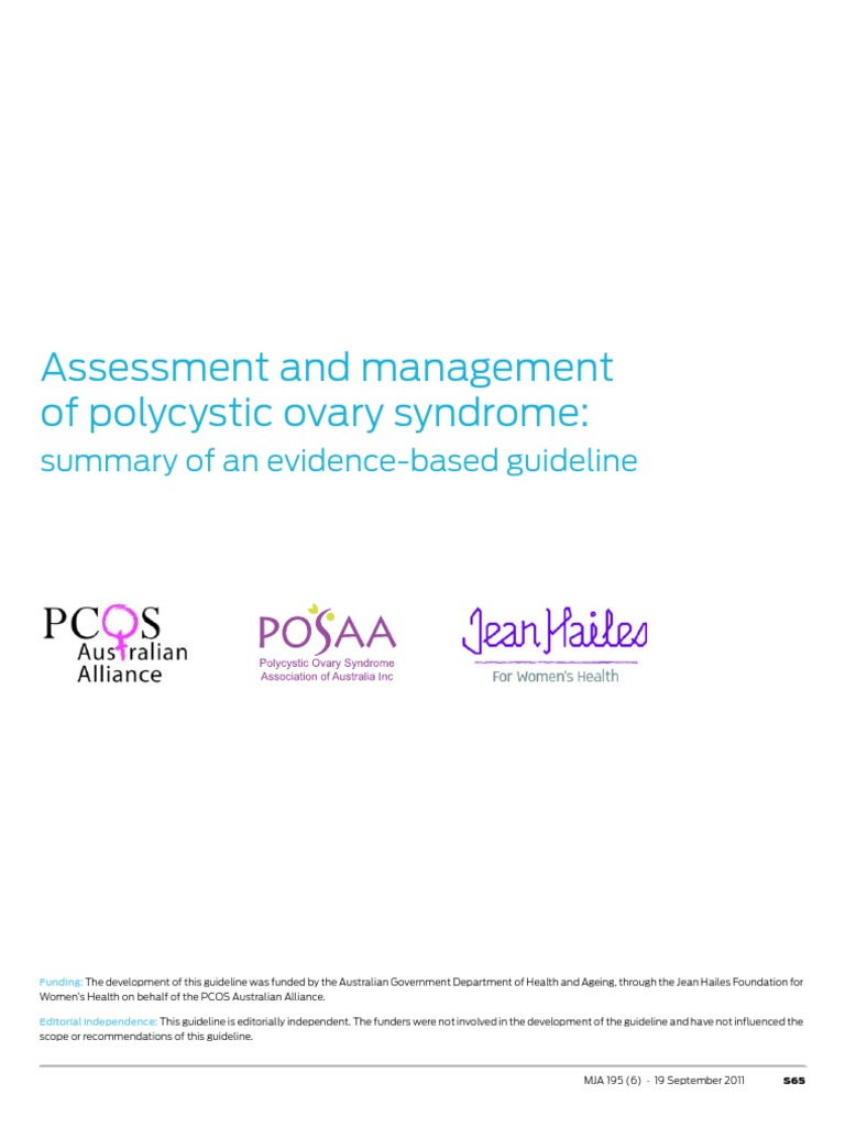 Assessment and Management of Polycystic Ovary Syndrome:: Summary of An ...