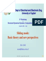 Sliding Mode: Basic Theory and New Perspectives: Dept of Electrical and Electronic Eng