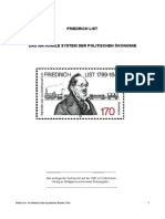 Friedrich List Das Nationale System Der Politischen Oekonomie