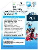 Open University Drop-In Information Sessions