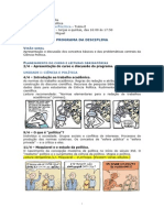 Ementa - Introdução À Ciência Política - Luis Felipe Miguel