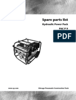 Spare Parts List: Hydraulic Power Pack Pacp9