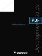 BlackBerry WebWorks2.0 DevelopmentGuide