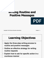 Writing Routine and Positive Messages: Chapter 8 - 1