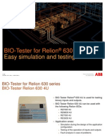 BIO-tester For Relion 630 Series - Sales Presentation - 757965 - ENa