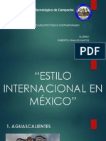 Estilo Internacional Estados Mexicanos