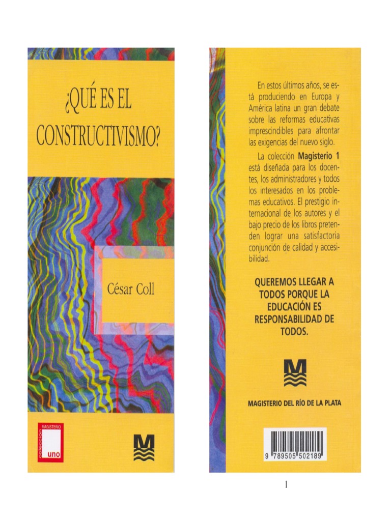 ¿Qué Es El Constructivismo | PDF | Constructivismo (filosofía de la ...