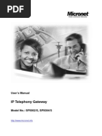 IP Telephony Gateway: User's Manual