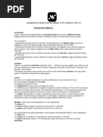 Teoría de La Música