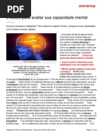 9 Testes Avaliar Sua Capacidade Mental