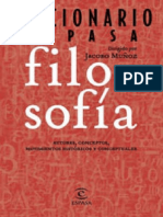 Diccionario de Filosofia. Espasa PDF
