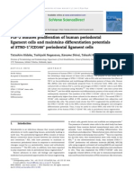 830 840 FGF 2 Induces Proliferation of Human Periodontal Ligament Cells and Maintains Differentia