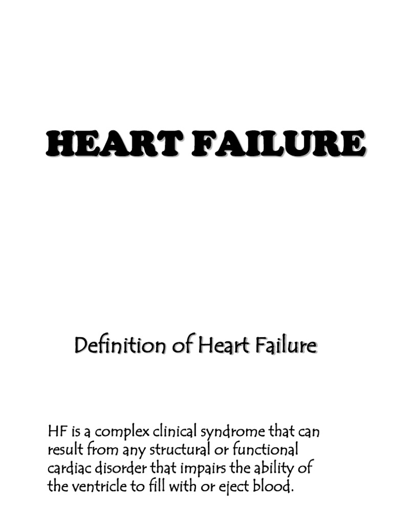 Heart Failure2 | PDF | Heart Failure | Shock (Circulatory)