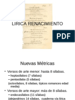 Lirica Renacimiento