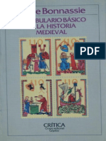 Bonnassie P Vocabulario Basico de La Historia Medieval Critica 1988 PDF