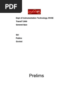 Download TransIT 2009 General Quiz- Prelims by RV QuizCorp SN22566089 doc pdf