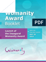 Womanity Award Booklet