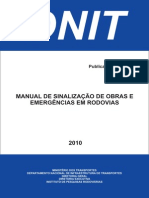 Manual Sinalizacao de Obras e Emergencias em Rodovias - Dnit - 2010 Ipr 738