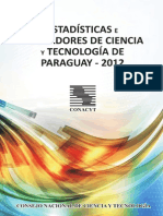 Libro de Estadisticas e Indicadores de Ciencia y Tecnología 2012