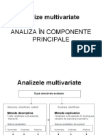 Analize Multivariate