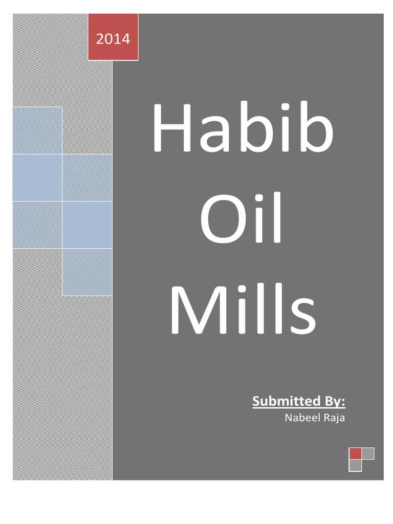 Habib Oil Mills Strategic Management Business