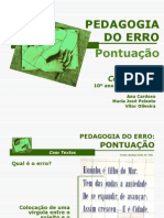 Pontuação - Corrigir o Erro