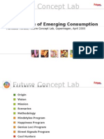 The 6 Trends of Emerging Consumption: Francesco Morace, Future Concept Lab, Copenhagen, April 2005