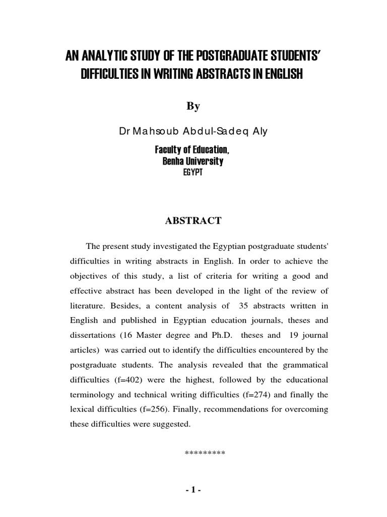 How to Write a Perfect Thesis Abstract – blogger.com