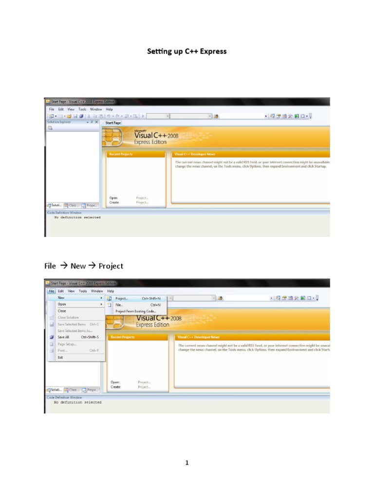 C++ Express Setup Guide | PDF | Computers | Technology & Engineering