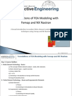 Foundations of Fea Modeling With Femap and NX Nastran Partial Notes
