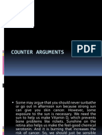 1 - Counter Arguments