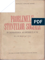 Problemele Stiintelor Sociale 1951