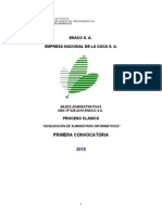 Base Suministros Informáticos Amc #028-2010-Enaco S.A. Primera Convocatoria