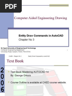 Computer Aided Engineering Drawing: Entity Draw Commands in Autocad