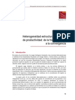 Heterogeneidad Estructural y Brecha de Productividad