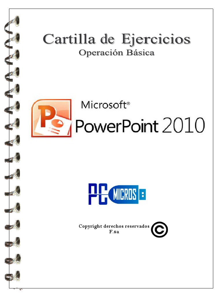 Cartilla de Ejercicios Power Poin | PDF | Microsoft PowerPoint | Software