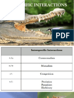 Interspecific Interactions Simple Assignment