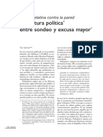 L Cultura Politica Entre Sondeo y Excusa Mayor - Ton Salman