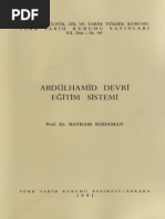 Abdulhamid Devri Egirim Sistemi